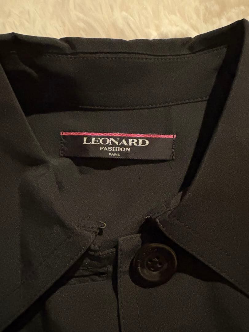 【セール中✨】 LEONARD FASHION トレンチコート　ブラック　9R
