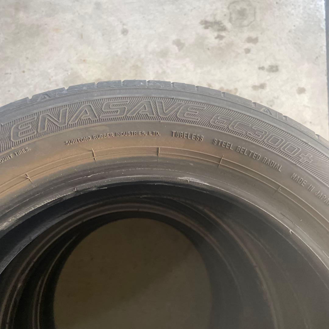 ダンロップ　ノーマルタイヤ　155/65R14 中古4本　23年製　送料込み