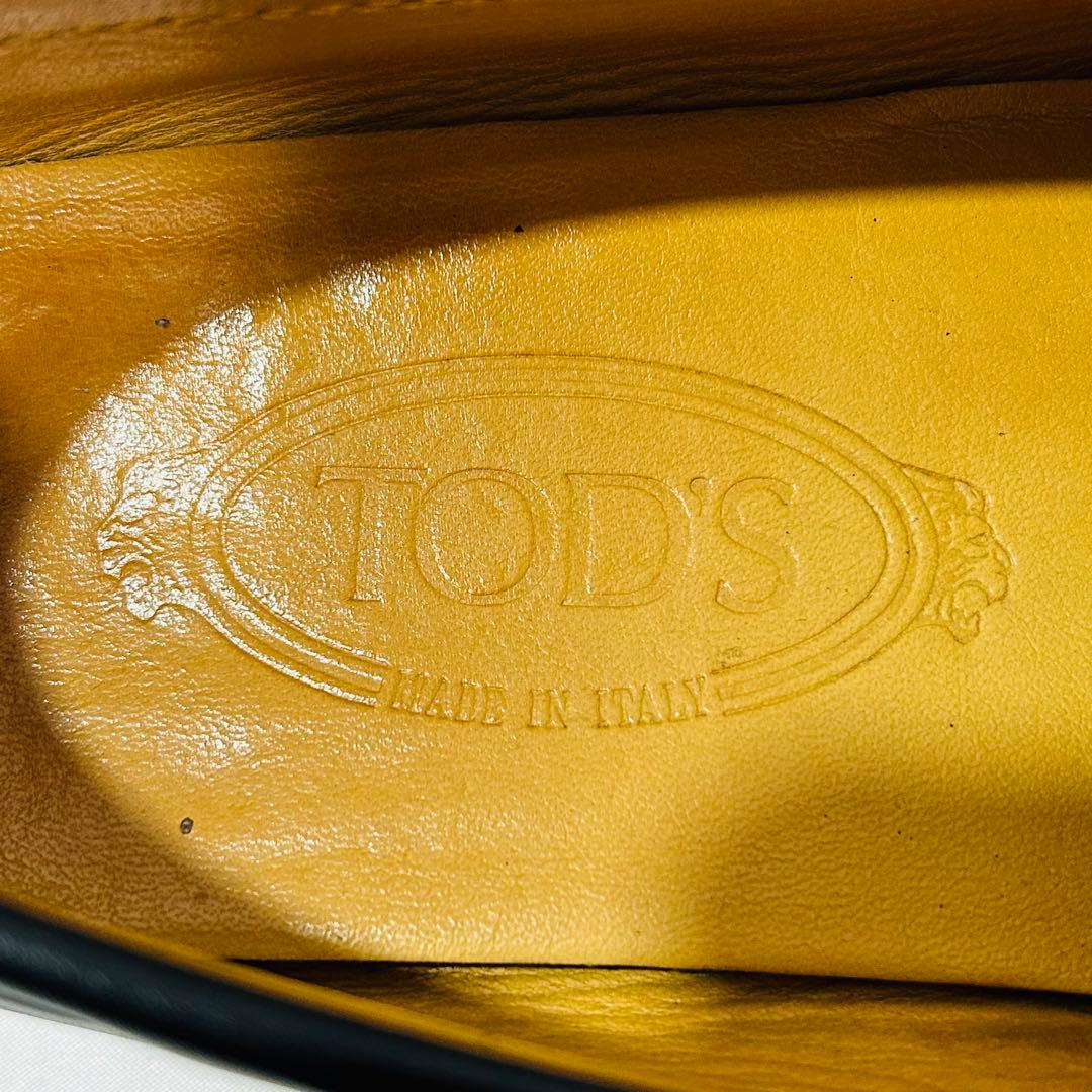 【美品】TOD'S トッズ 26 ヴァンプローファー レザー 黒