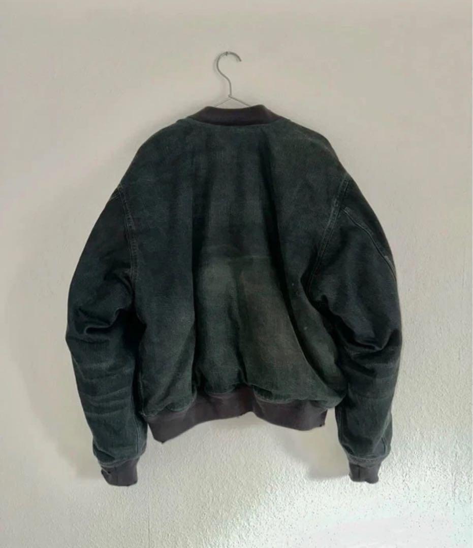 BALENCIAGA denim bomber jacket サイズxs