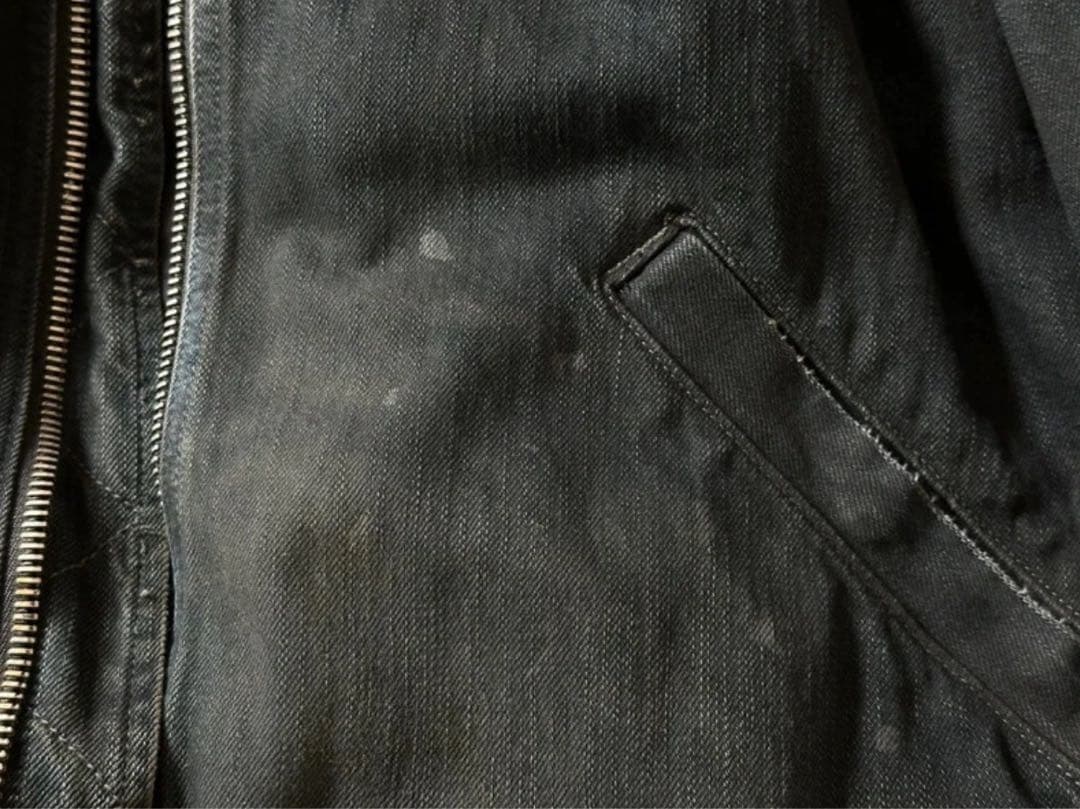 BALENCIAGA denim bomber jacket サイズxs