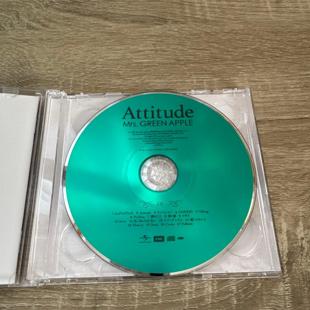 Mrs. GREEN APPLE attitude 初回限定盤
