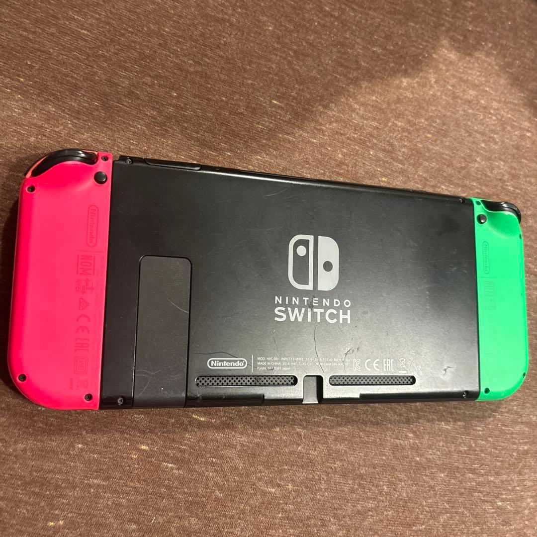 あ*様 Nintendo Switch グリーン/ピンク 本体のみ