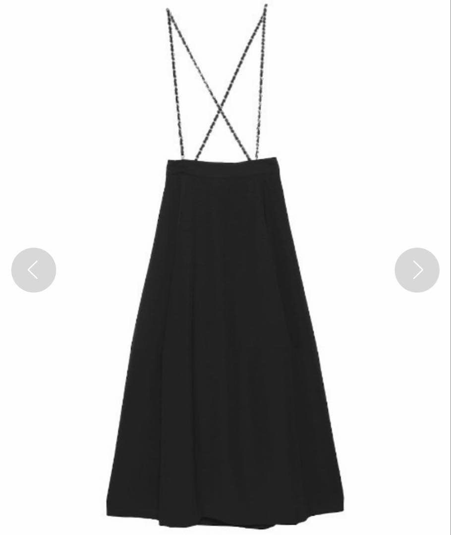 スカート AMERI CHAIN SUSPENDER SKIRT S