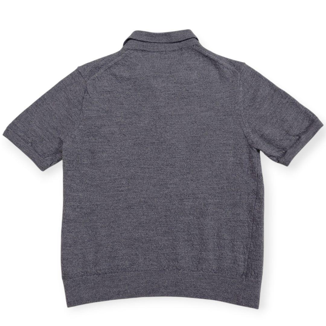 【美品】PLAY COMME des GARCONS 梳毛ウール ニットポロ M
