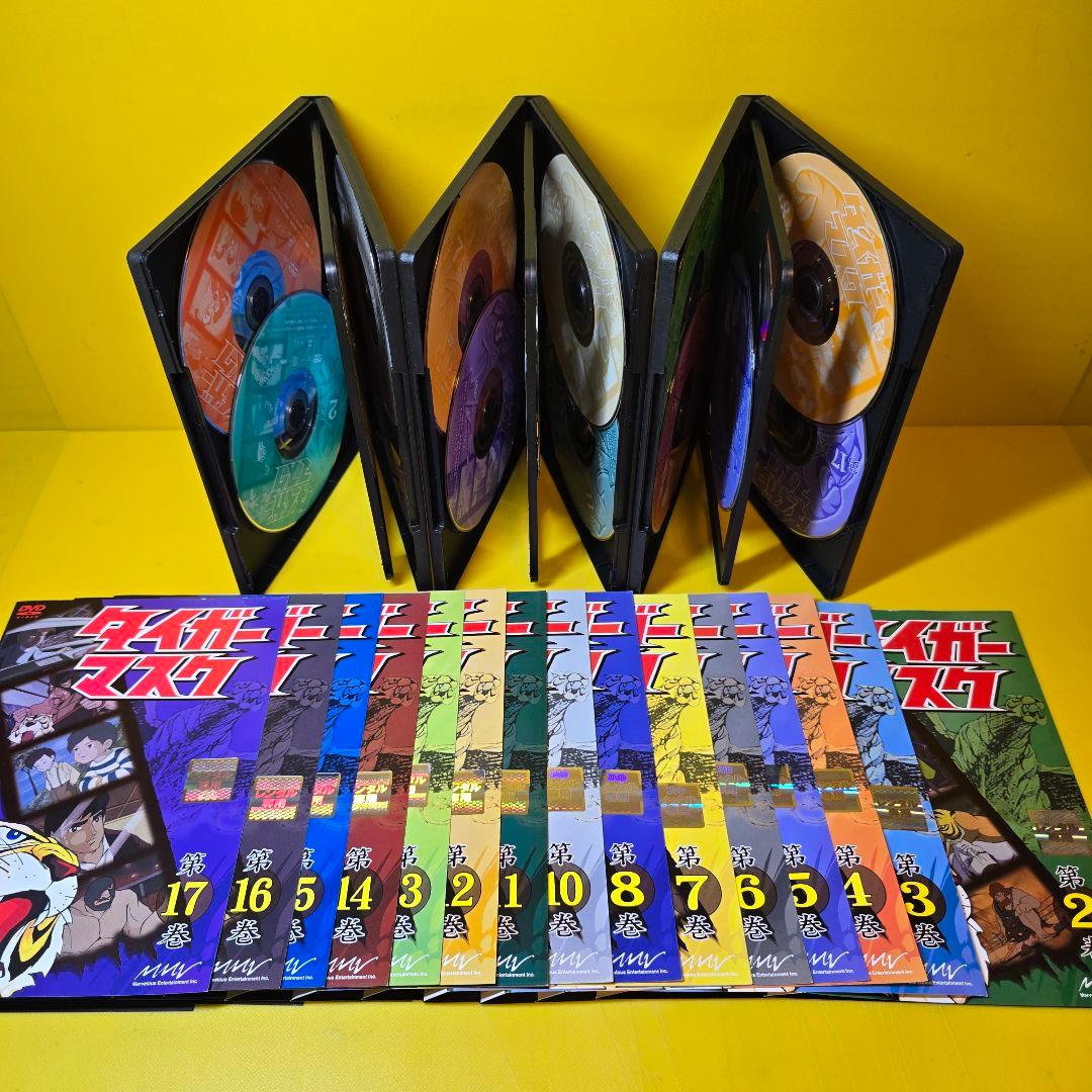 新品ケース交換済み　タイガーマスク DVD全18巻セット