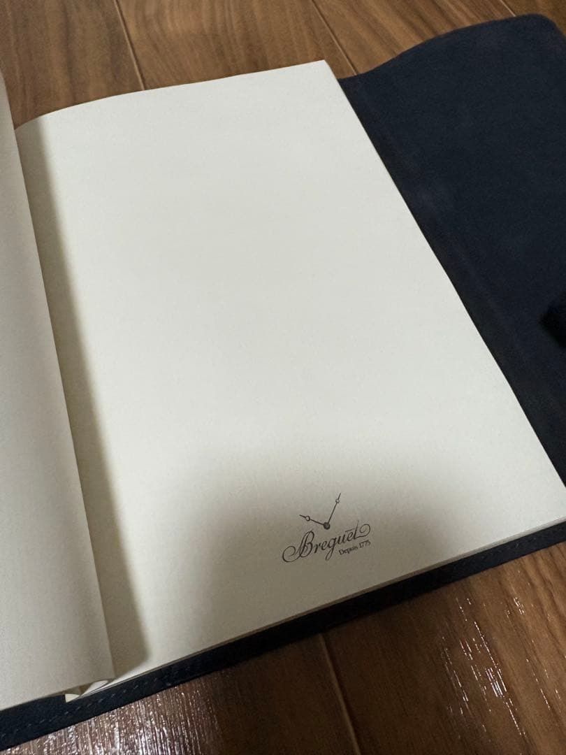 Breguet ノート　カバー 付き(ネイビー)
