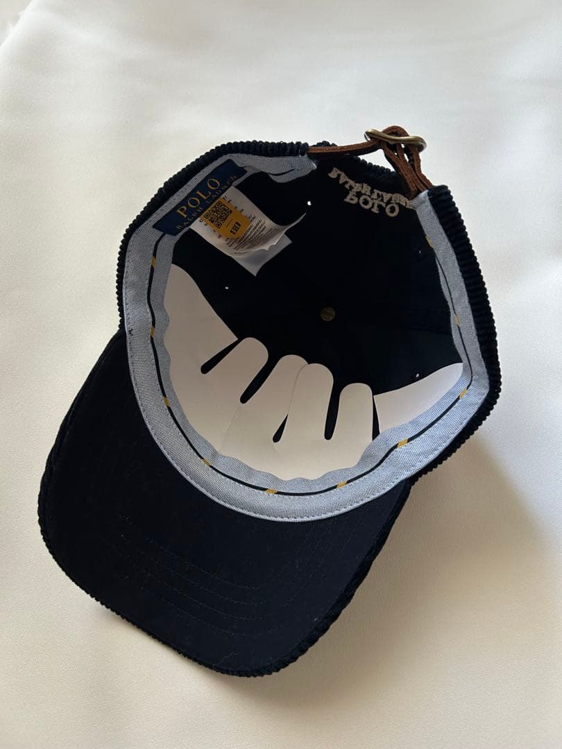 POLO Ralph Lauren コーデュロイキャップ ネイビー