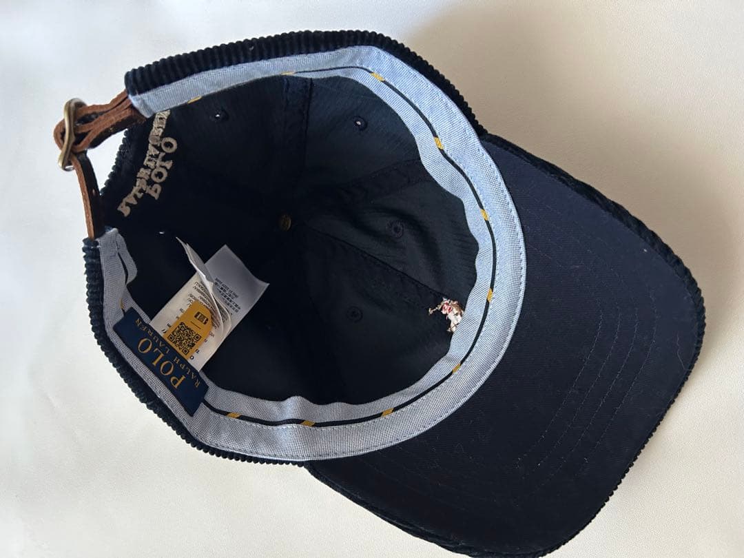 POLO Ralph Lauren コーデュロイキャップ ネイビー