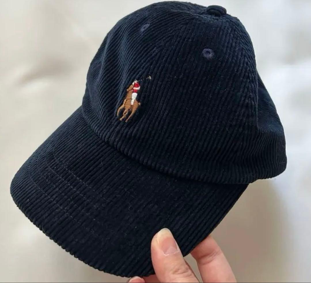 POLO Ralph Lauren コーデュロイキャップ ネイビー