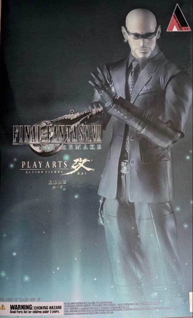 新品未開封　FF7 リメイク PLAY ARTS改　ルーファウス　レノ ルード