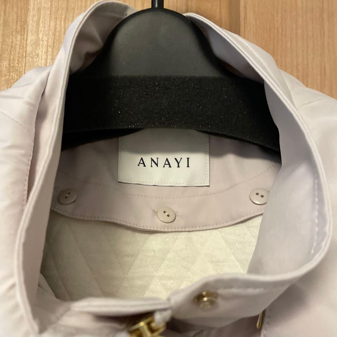 【最終価格】アナイ　ANAYI ブライトツイルライナー付モッズコート