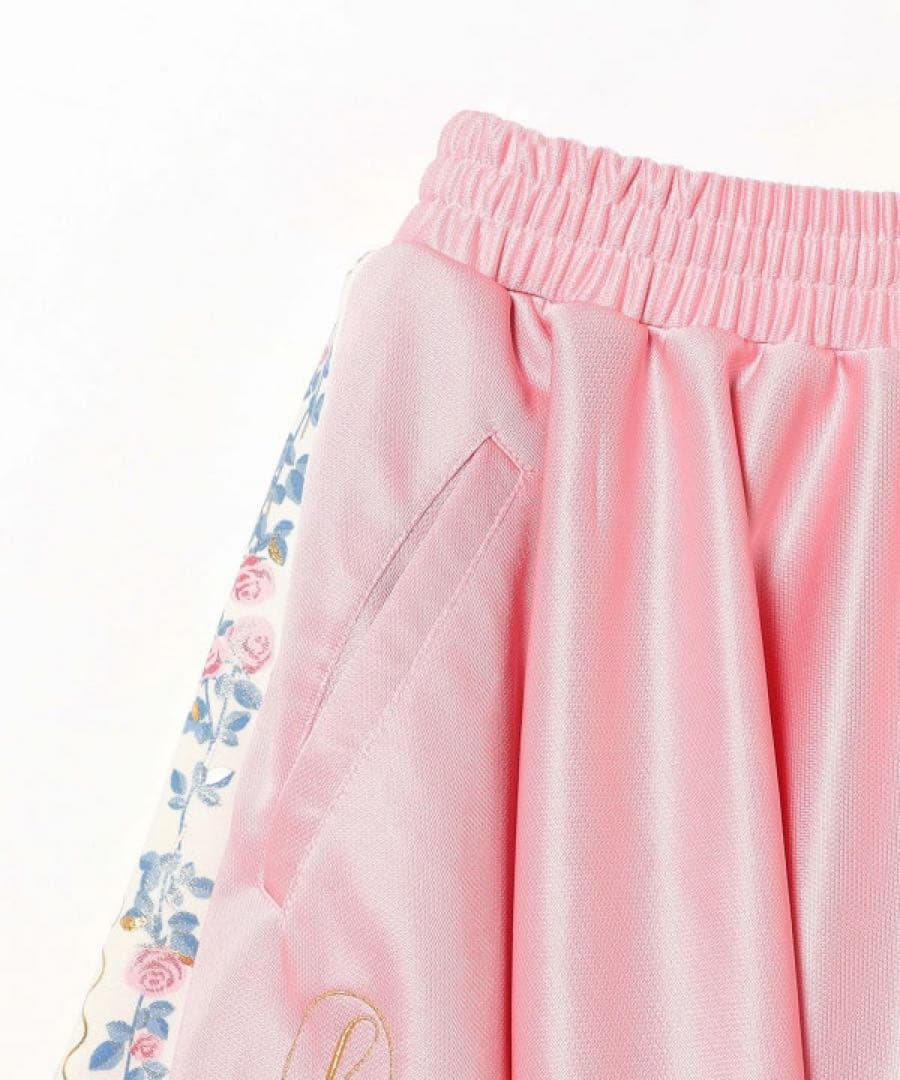 BEAMS × RURU MARY’S お花のティグレ ジャージ スカート