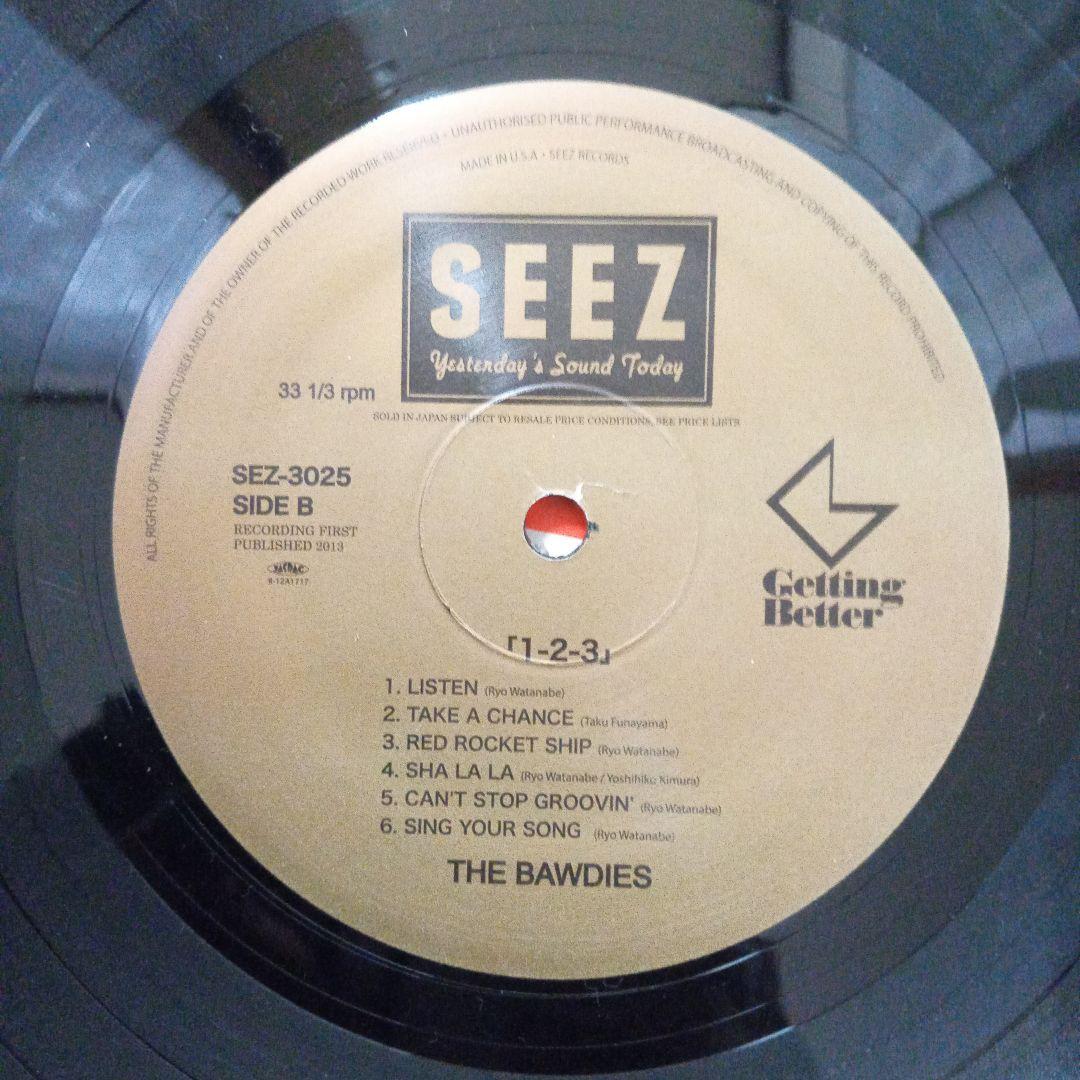 THE BAWDIES(ボーディーズ) LPレコード1-2-3 SEZ3025