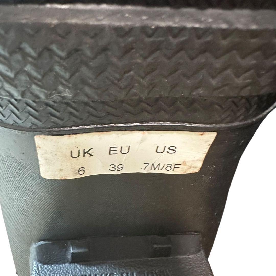 ili HUNTER ハンター レインブーツ 長靴 ブラック UK6
