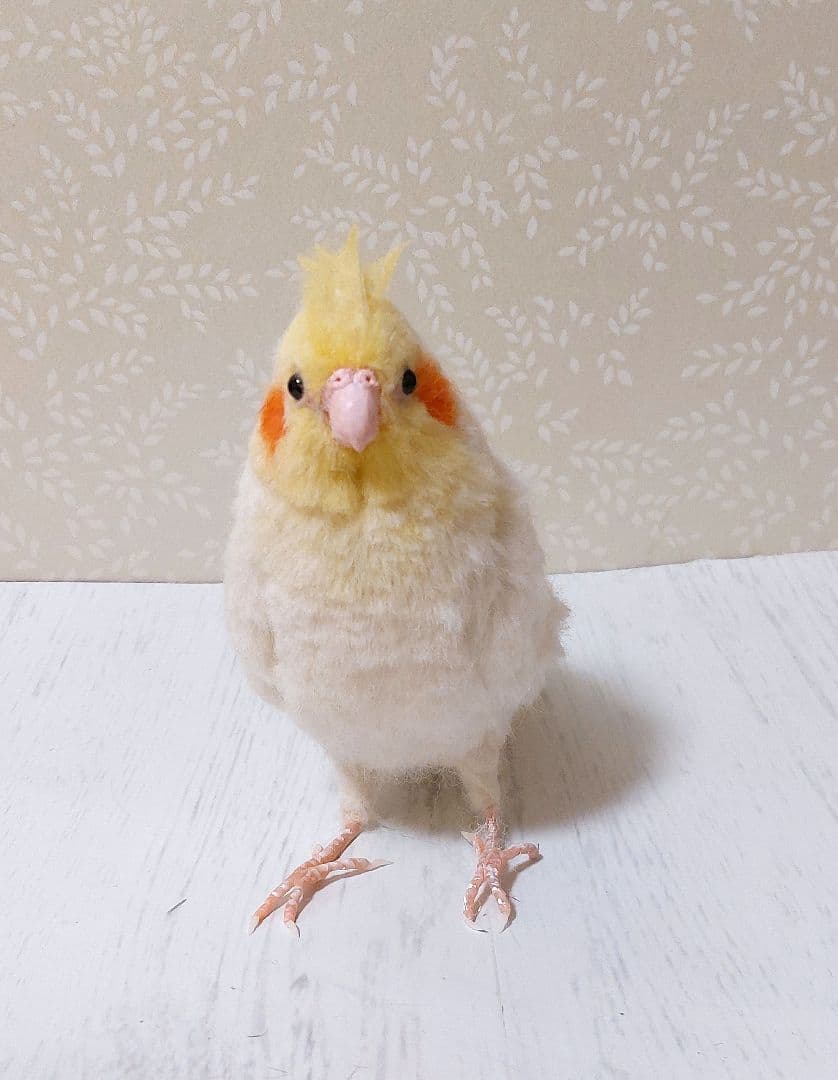 羊毛フェルト　オカメインコ