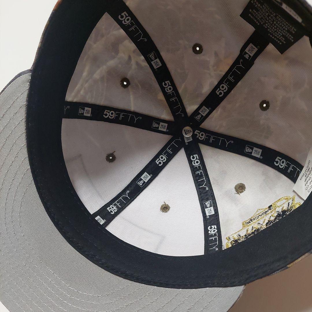 Supreme NEWERA　リアルツリー柄キャップ　美品。7 5/8