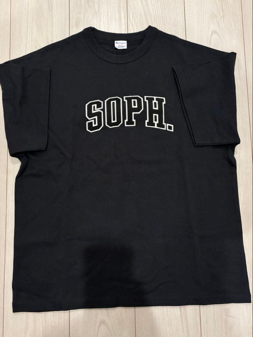 SOPH. Champion CREWNECK TEE ブラック　Sサイズ