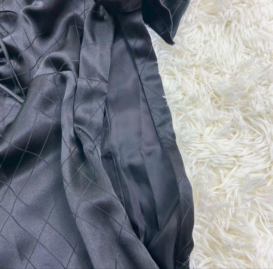 【美品】BURBERRYバーバリーロンドン シルク100%ワンピース サイズ40