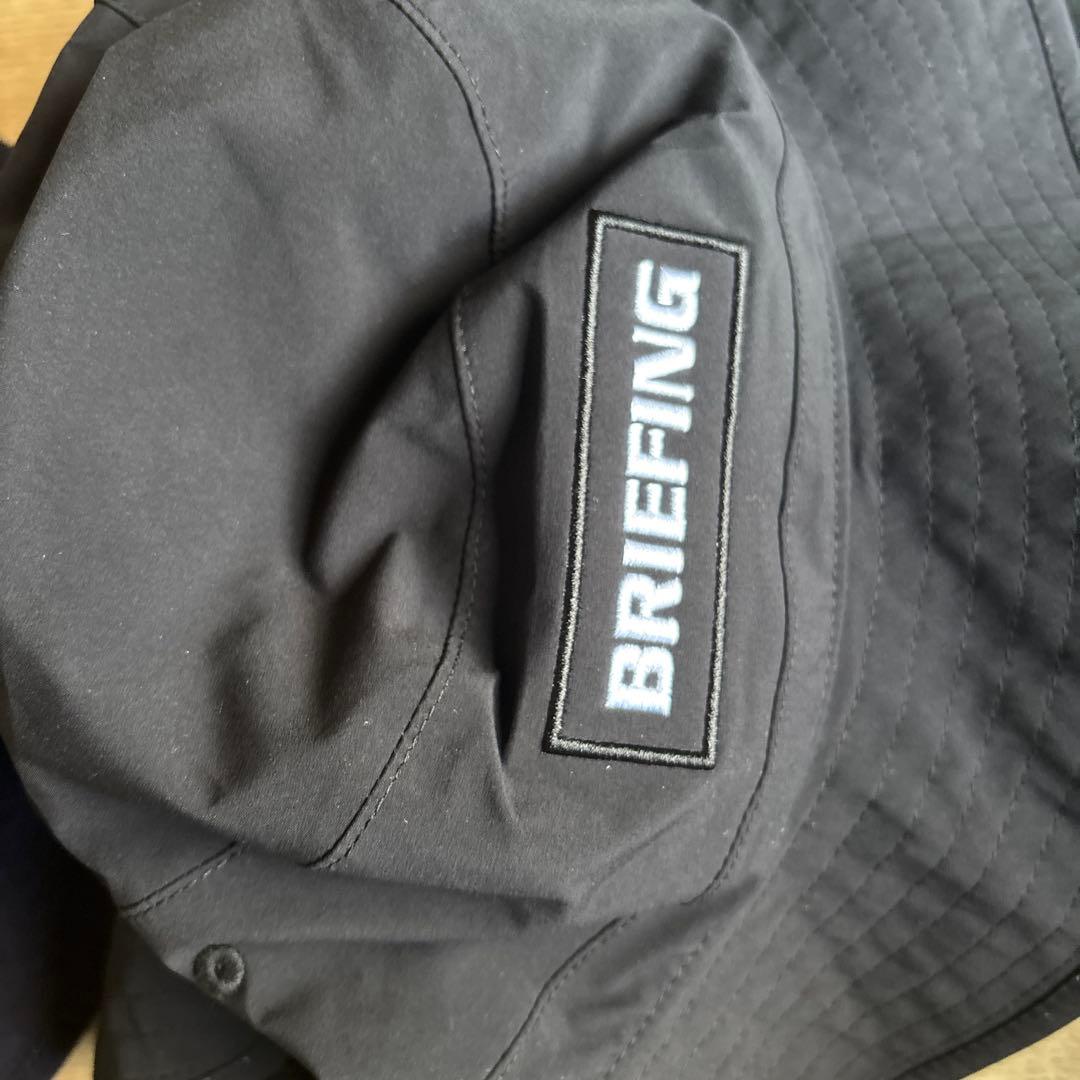 BRIEFING レインキャップ　ブラック