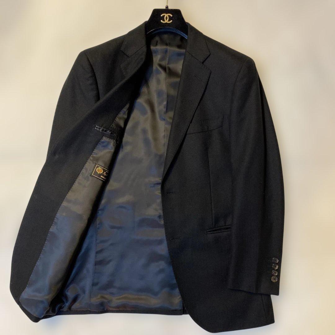 Loro Piana cashmere Silk ブラックテーラードジャケット