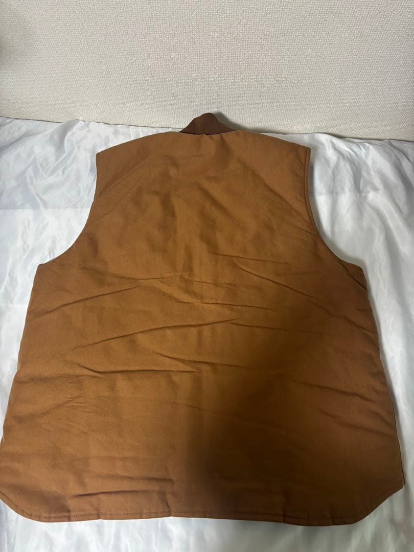 XL カーハートRelaxed Fit Firm Duck Vest ブラウン