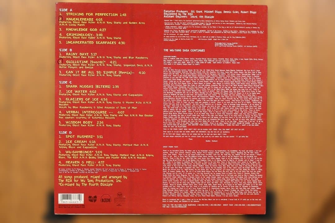 Raekwon Only Built 4 Cuban Linx 2枚組LP