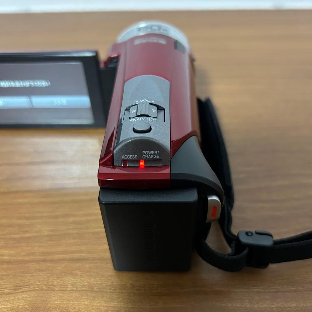 【美品】JVC ケンウッド ビデオカメラ GZ-HM133-R