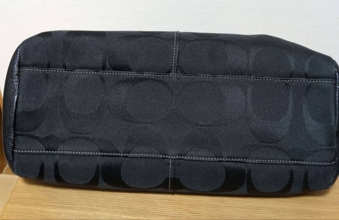 美品 COACH シグネチャー柄 2WAYボストンバッグ