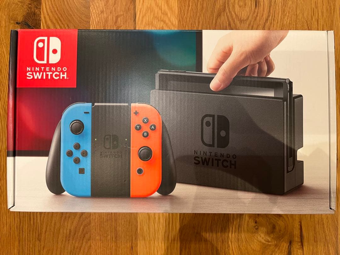 【美品】Nintendo Switch 本体　付属品•箱付き