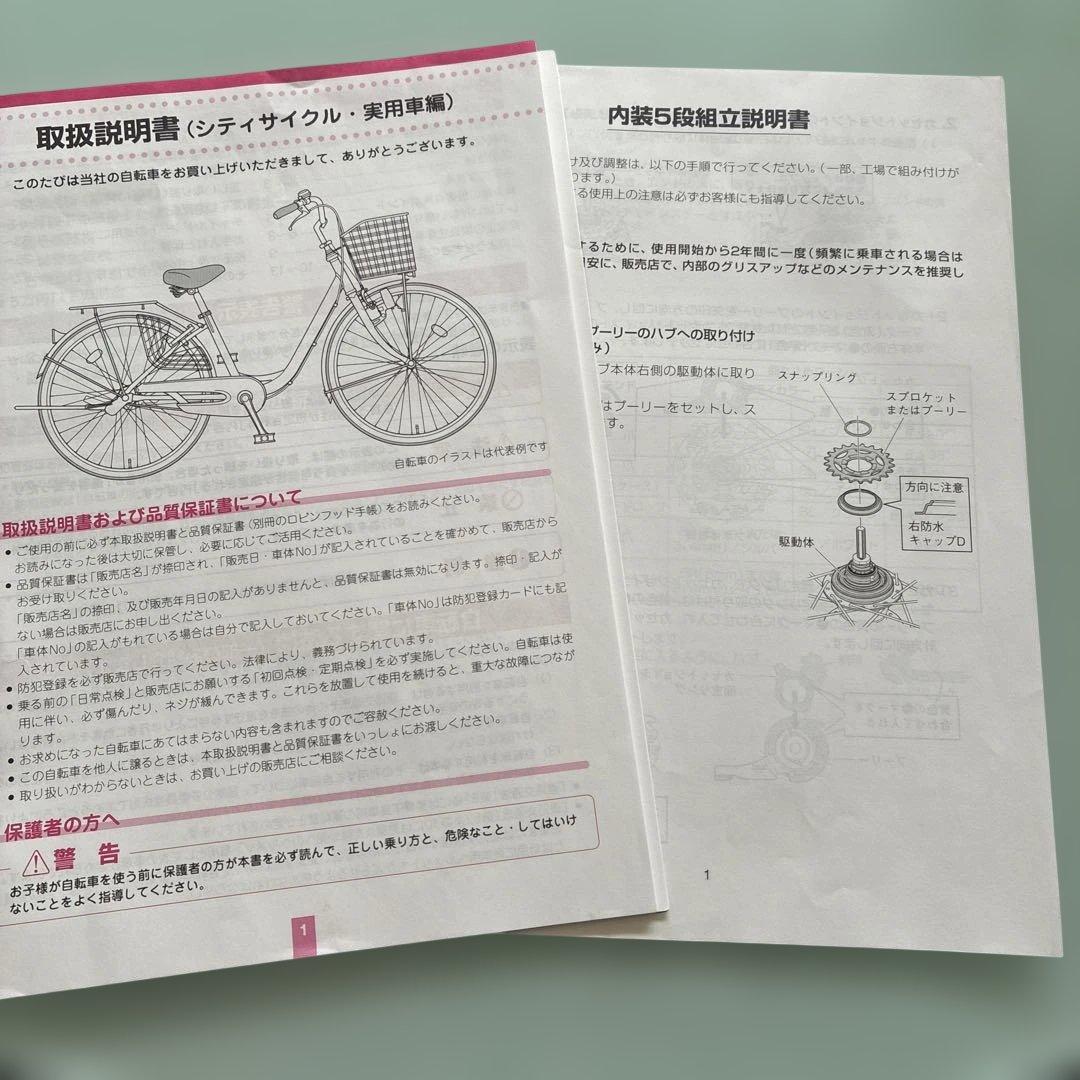 ブリヂストンサイクル　アルベルトＬ型　27インチ　変速　 黒