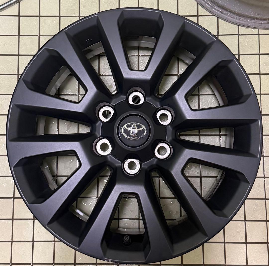 トヨタ 18インチ 純正　プラドマットブラックエディション