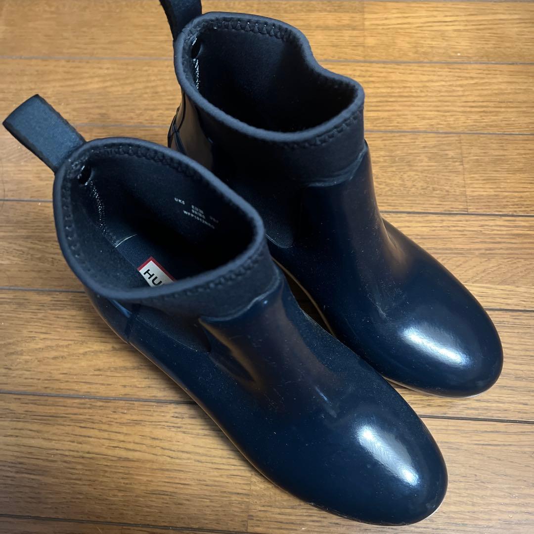 HUNTER REFINED MID HEEL GLOSS ハンター 長靴