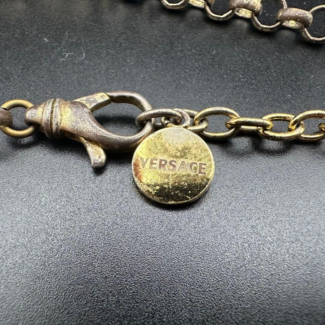 美品✨　VERSACE　ヴェルサーチ　ネックレス　メデューサ　グレカ　1808