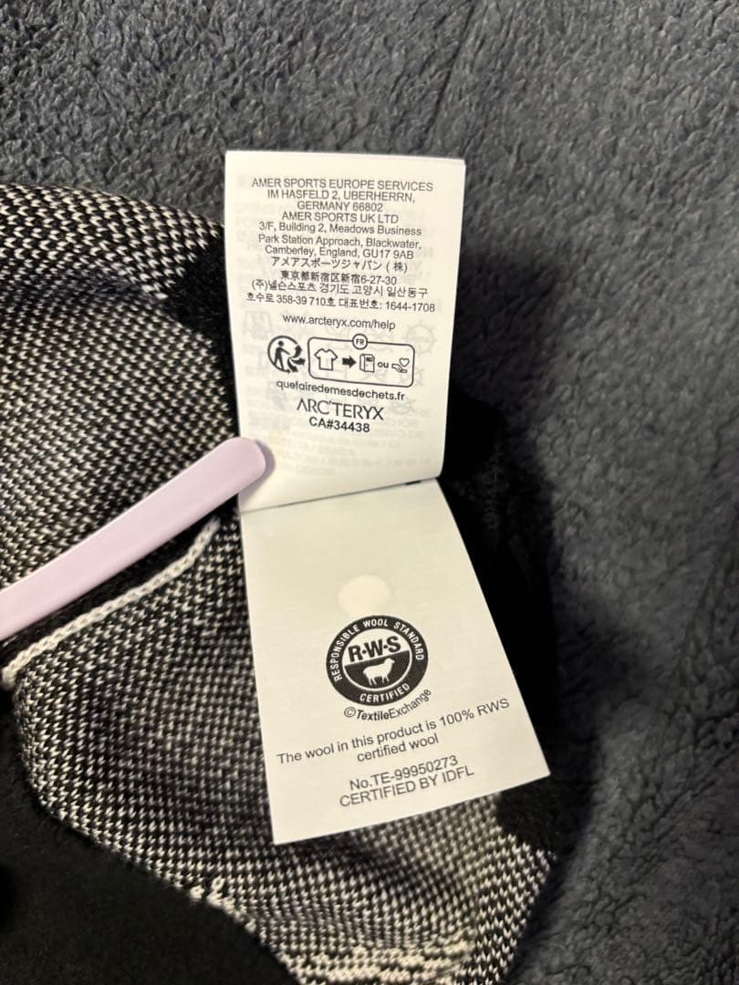 Arc’teryx バードヘッドトーク ブラック ビーニー 正規品 ほぼ未使用