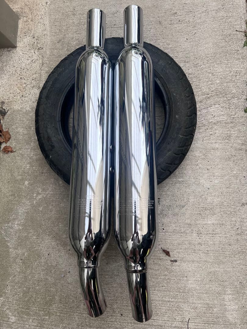 トライアンフ 純正オプション　スポーツマフラー ボンネビル t100