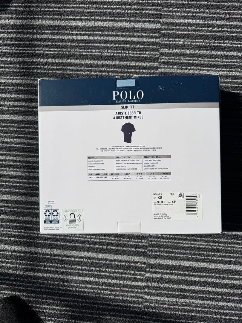 POLO RALPH LAUREN スリムフィット Tシャツ ブラック
