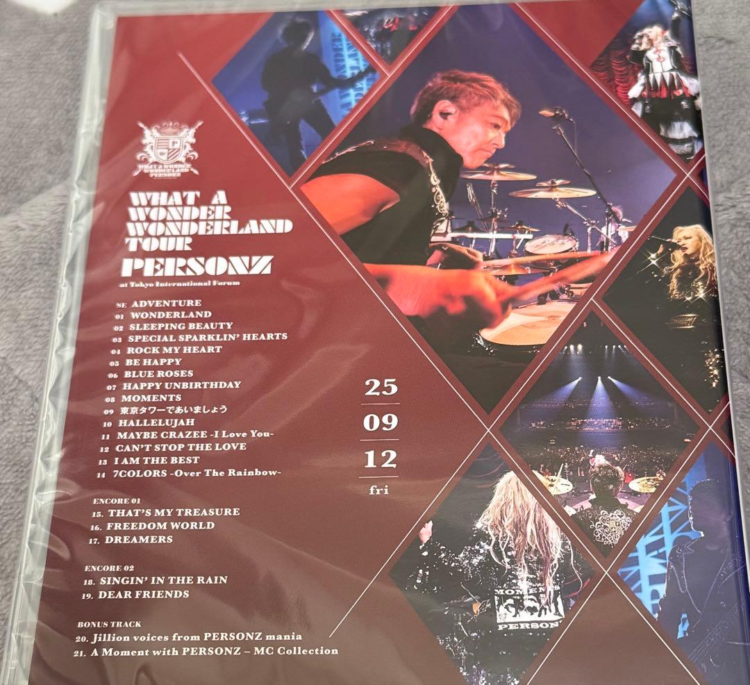 ミュージック PERSONZ WHATAWONDERWONDERLAND TOUR2025