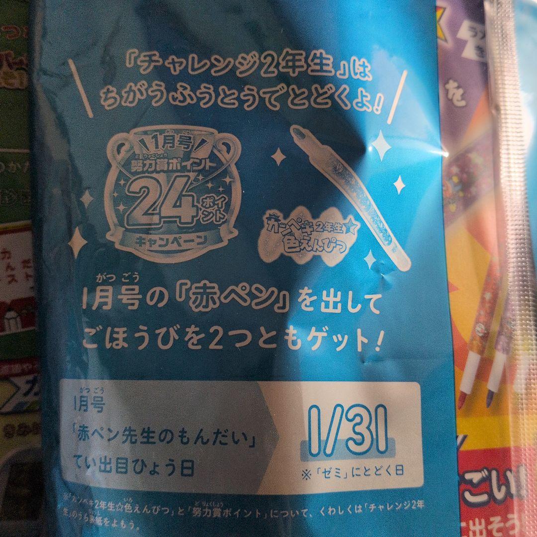 進研ゼミ小学講座小2年　11〜3月