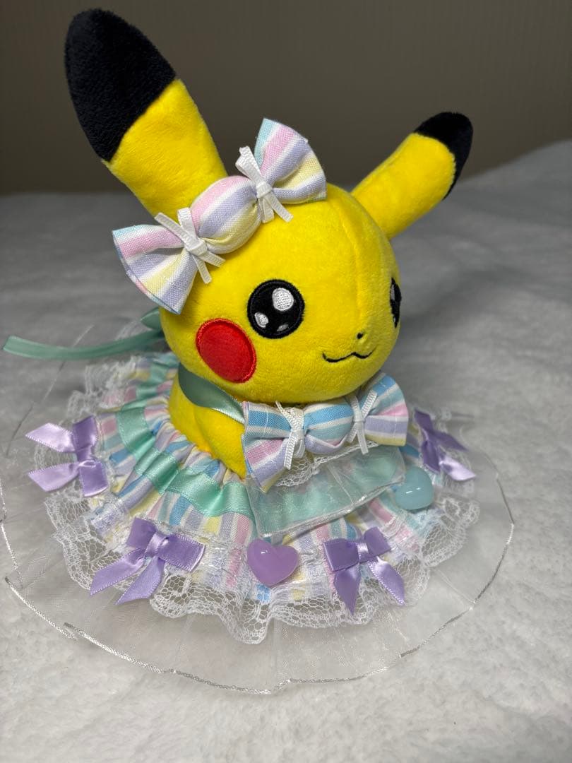 ニャニャニャ マイピカチュウ ストライプのキャンディードレス