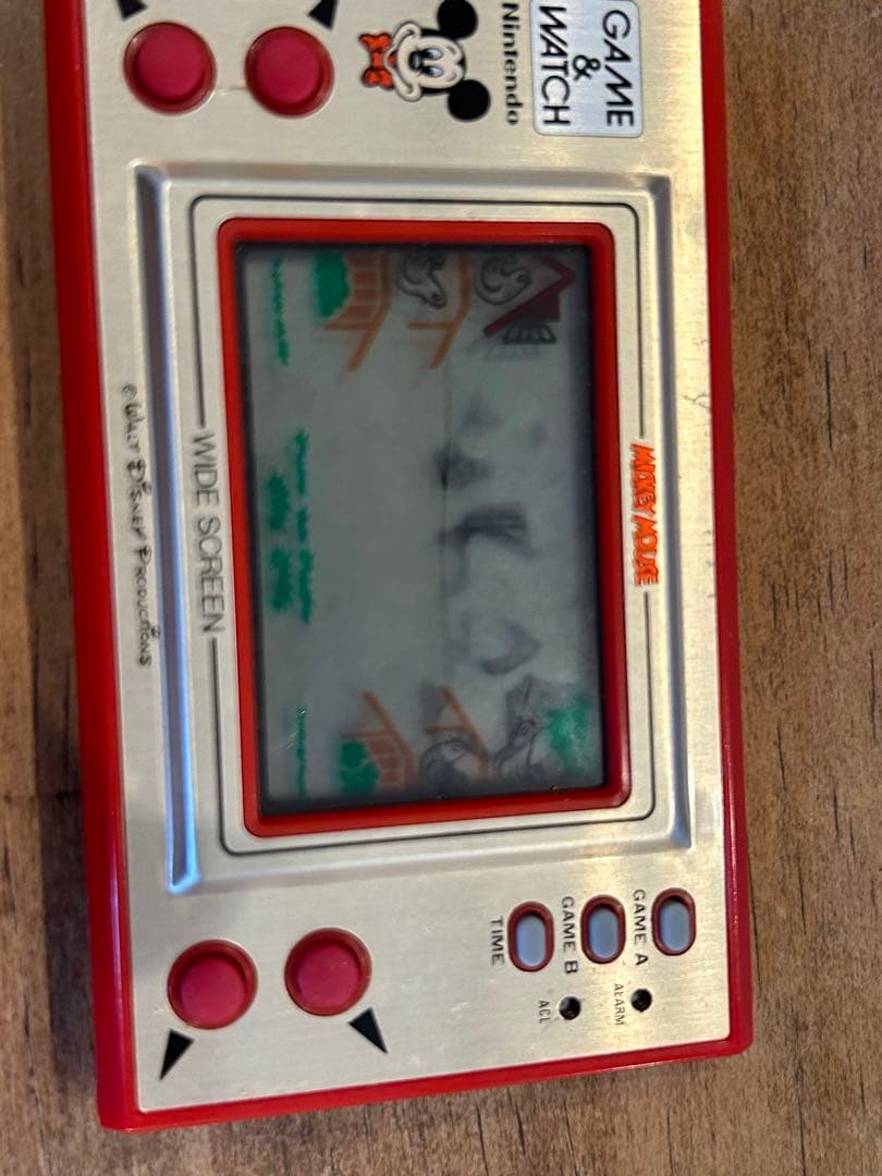 希少品 通電確認済　ゲーム＆ウォッチ ミッキーマウス 任天堂