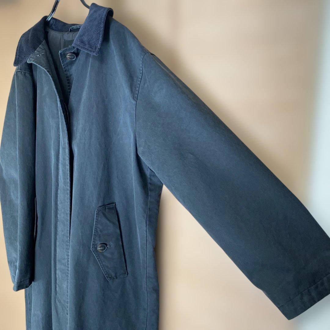 ZARA ワックスフィニッシュコーデュロイカラートレンチコート　L
