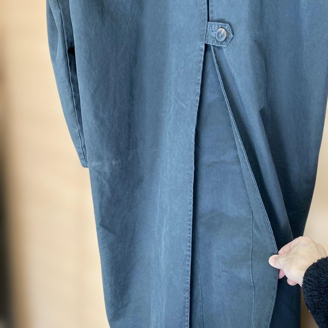 ZARA ワックスフィニッシュコーデュロイカラートレンチコート　L