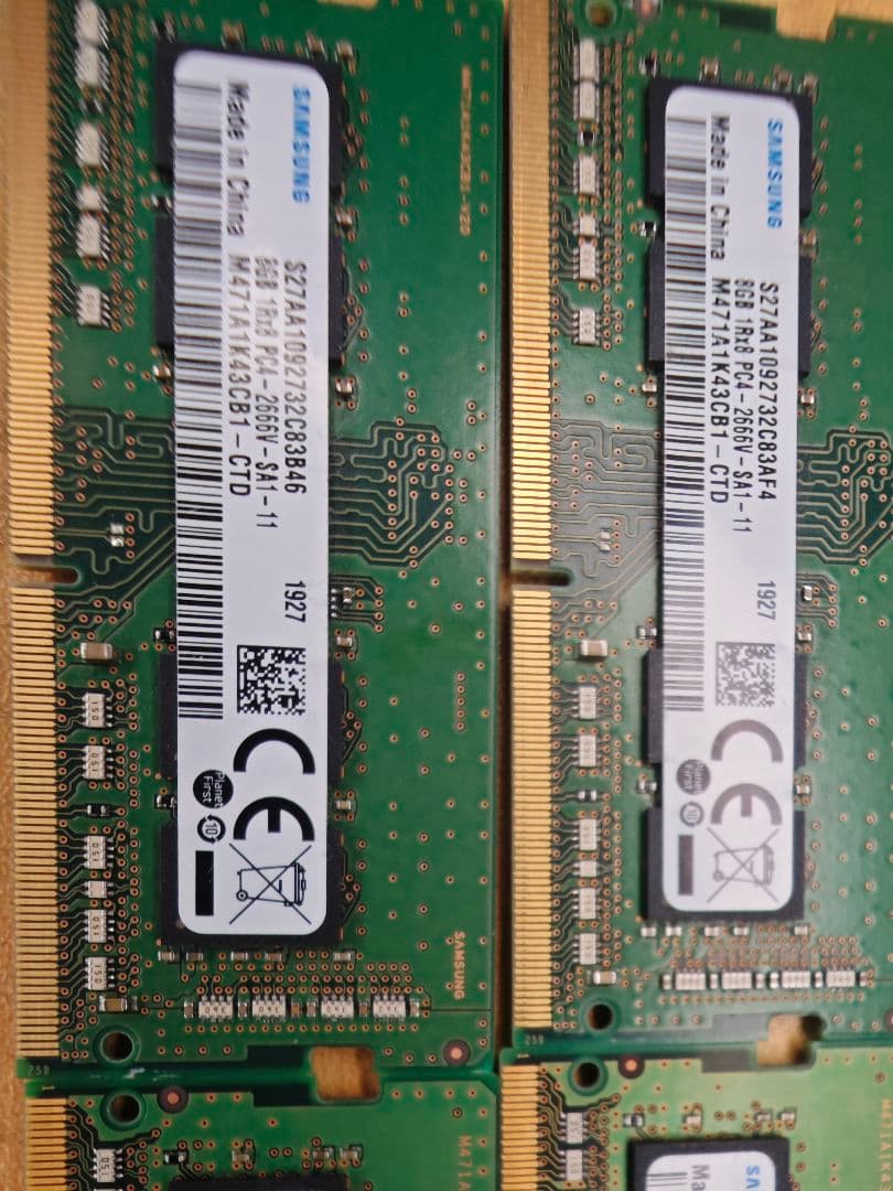 m*o様 Samsung 8GB メモリ 8枚セット