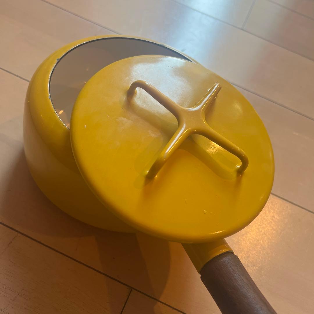 DANSK デザイン片手鍋 黄色