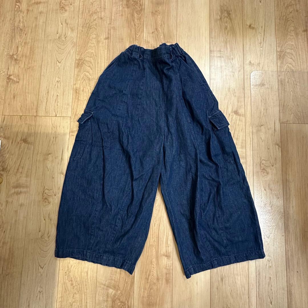 美品　定価3.1万円　ネストローブ（nest Robe）デニムバレルパンツ