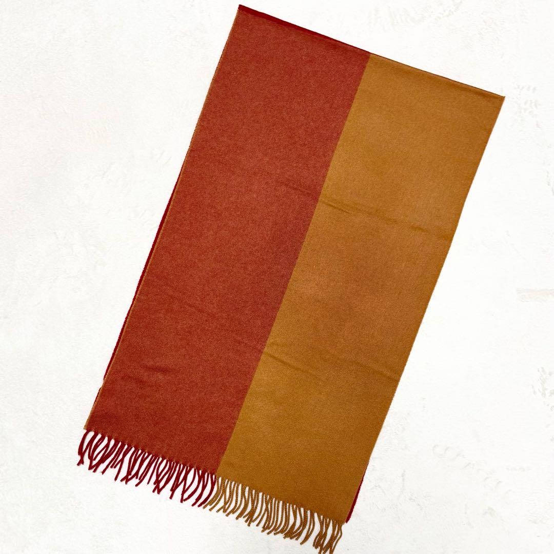 美品 HERMES エルメス カシミヤ ストール マフラー ショール 大判