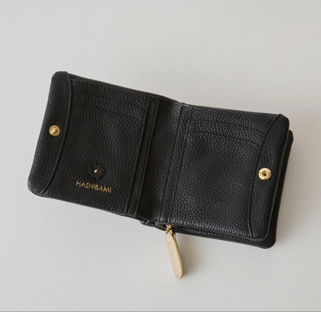 再値下げ【新品・未使用】HASHIBAMI スモールフラワーハーフウォレット