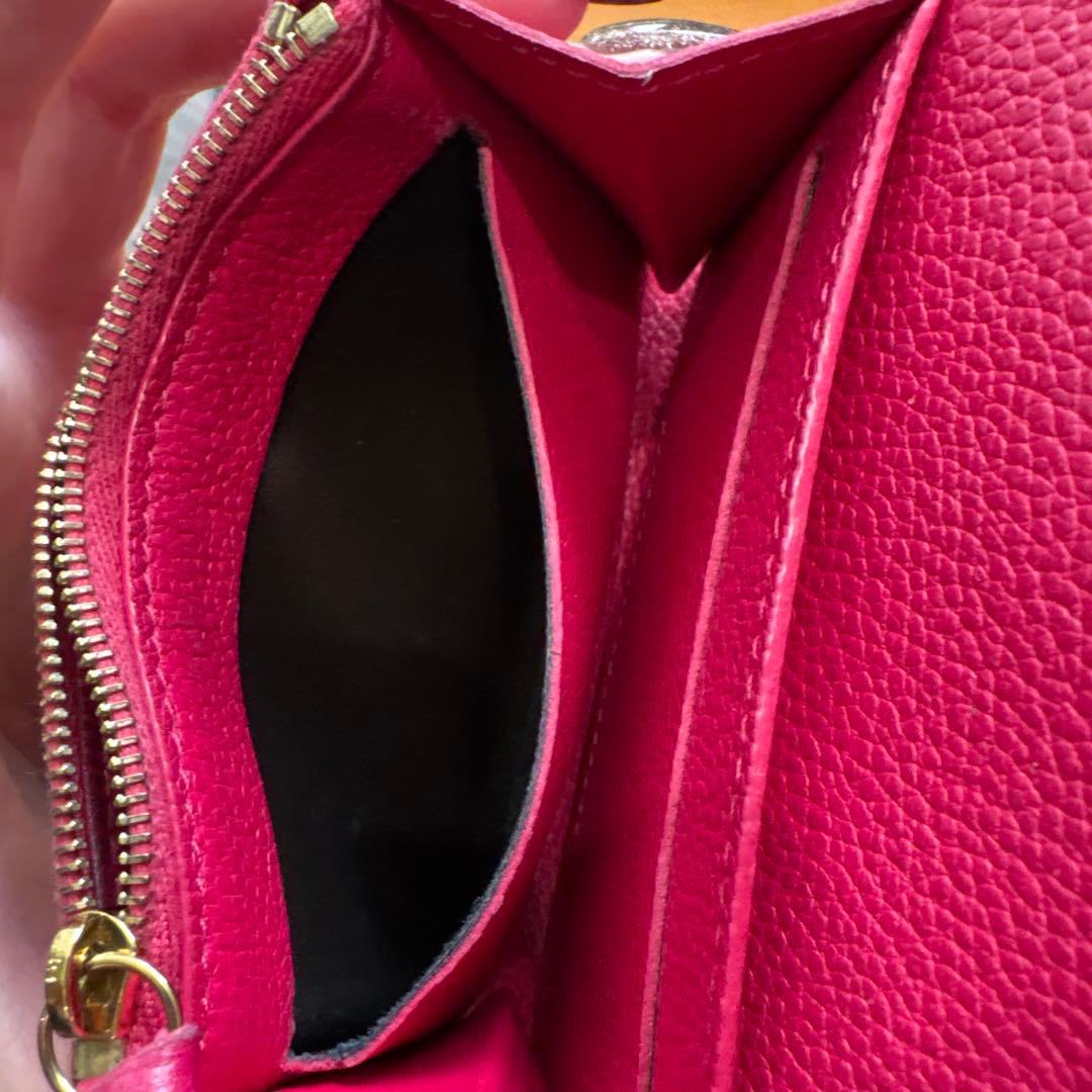 LOUIS VUITTON ピンク 折り財布