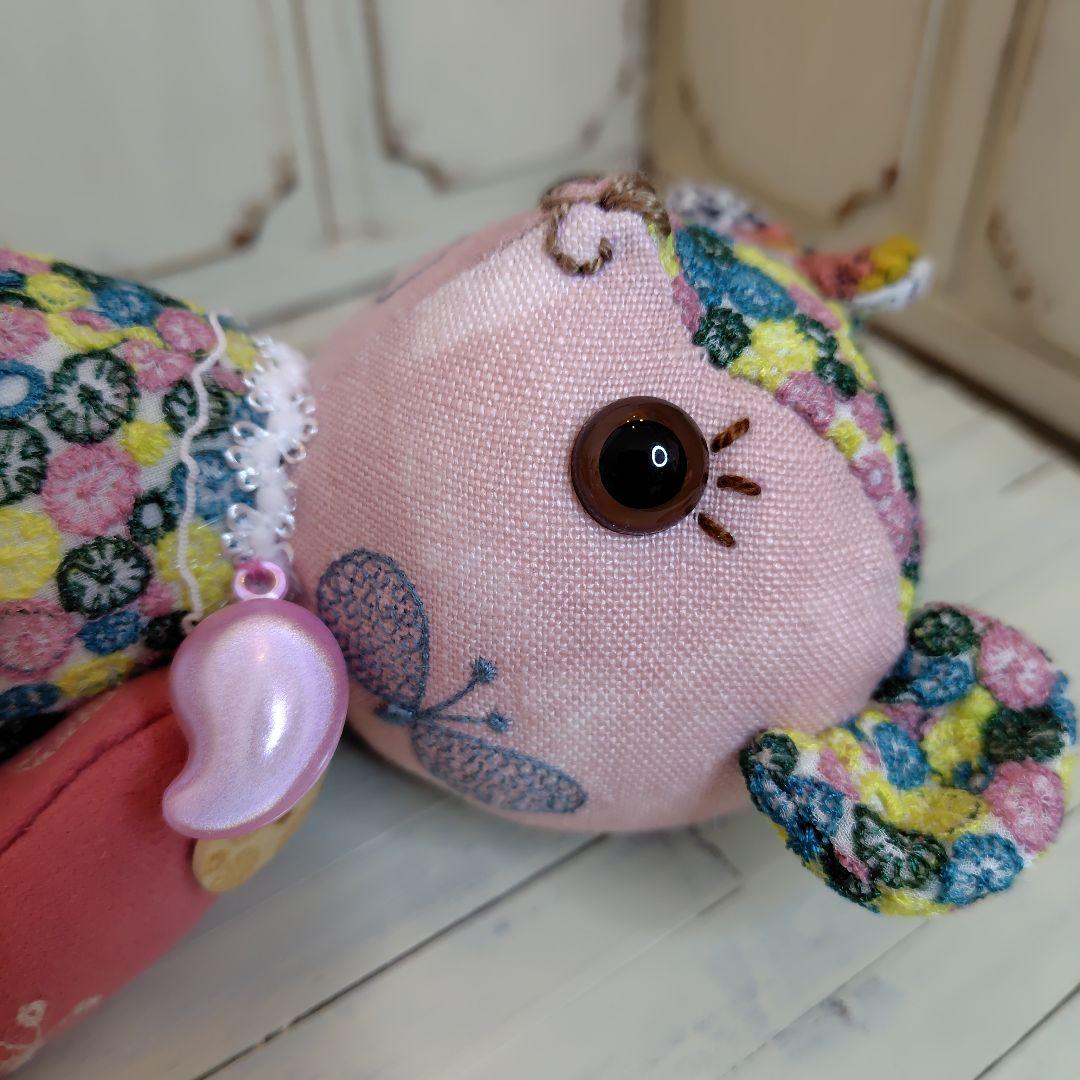 ミナペルホネン＊ハンドメイド＊ぬいぐるみ＊テディベア＊86